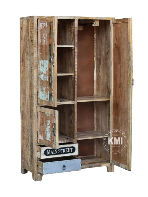 meble designerskie loftowa szafa drewniana Lost in Time recykling