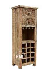szafka na wino barek Yasmin antique wood