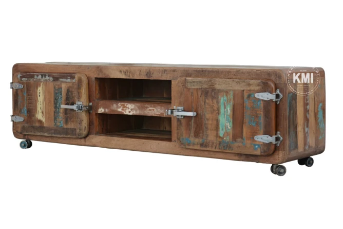 meble z recyklingu | szafka rtv Safe loft recykling M-54