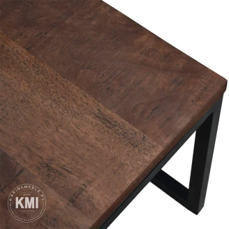 meble industrialne loftowy designerski pomocnik matowy brąz
