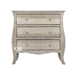 srebrna komoda orientalna Silver 90cm z tłoczonej blachy metalowej