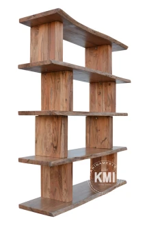 meble loftowe biblioteczka z akacji indyjskiej Organic natural