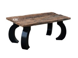 Industrialny Stolik ze Starego Drewna 120 cm | Meble Loftowe