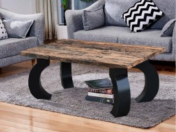Industrialny Stolik ze Starego Drewna 120 cm | Meble Loftowe