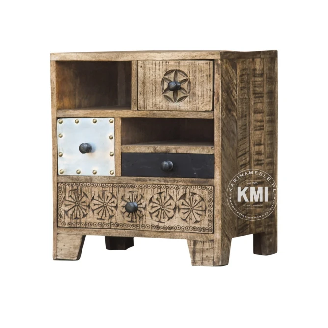 meble industrialne vinatge szafka drewniana loft