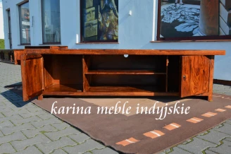 meble kolonialne - meble nowoczesne - szafka pod tv