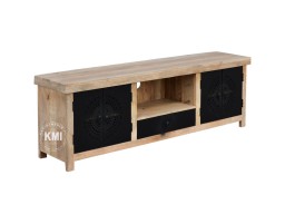 meble indyjskie orientalna szafka rtv mango metal