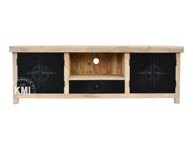 meble boho szafka rtv Mandala mango metal