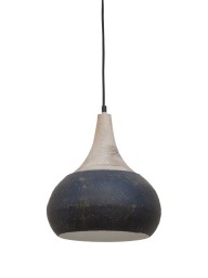metalowa lampa loftowa czarna