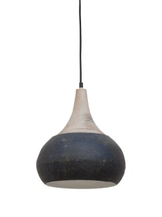 metalowa lampa loftowa czarna
