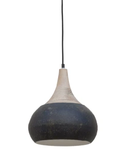 metalowa lampa loftowa czarna