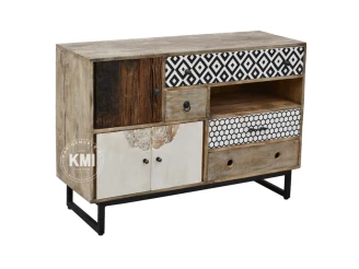 meble industrialne komoda loftowa drewniana vintage