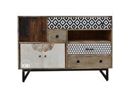 meble industrialne komoda drewniana vintage WESTPORT