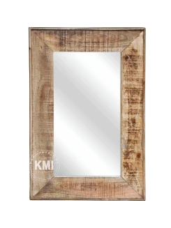 Meble Loftowe | lustro z postarzanego drewno mango 60x90