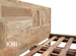 meble drewniane łóżko indyjskie rzeźbione Sahara 160 cm