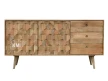 meble drewniane | komoda z drewna mango Honeycomb