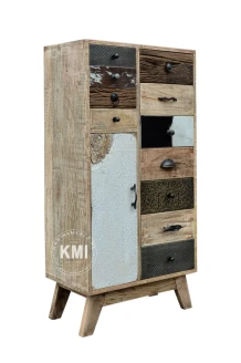meble kolonialne loftowa komoda drewno mango vintage
