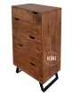 meble designerskie | komoda Organic Loft light walnut