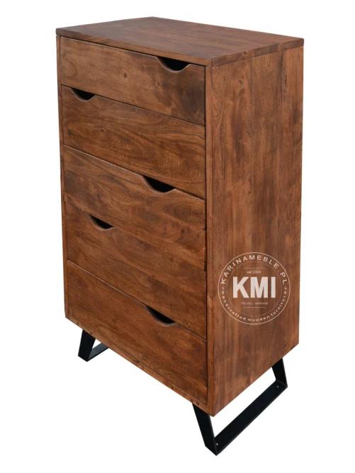 meble designerskie | komoda Organic Loft light walnut