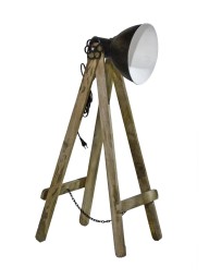 lampa stojąca loftowa industrialna drabina czarna