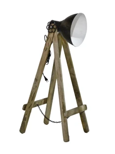 lampa stojąca loftowa industrialna drabina czarna