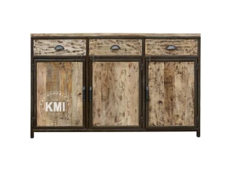 meble drewniane loftowa komoda Factory 150 cm