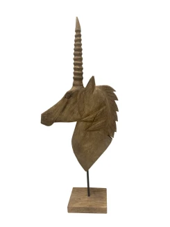 Figurka jednorożca drewniana – stylowa dekoracja boho