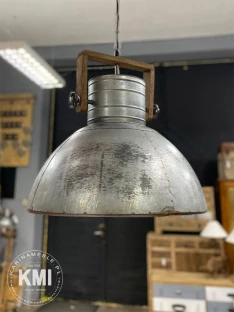metalowa lampa nad stół loftowa postarzana