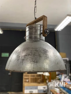 metalowa lampa nad stół loftowa postarzana