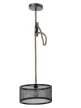 lampa industrialna siatka z jutowym sznuerm