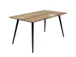meble loftowe stół z drewna mango na metalowych nogach 150x90