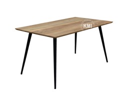 stół z drewna mango na metalowych nogach 150x90