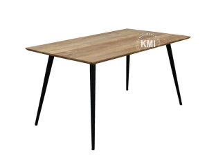 stół z drewna mango na metalowych nogach 150x90