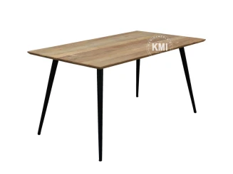 stół z drewna mango na metalowych nogach 150x90