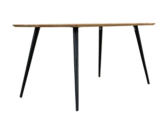stół z drewna mango na metalowych nogach 150x90