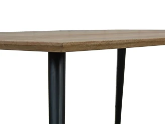 meble do salonu stół z drewna mango na metalowych nogach 150x90