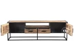meble loftowe industrialna szafka rtv OFF ROAD ze starego drewna i metalu 180 cm