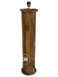 loftowa lampa podłogowa stojąca stare drewno 100 cm