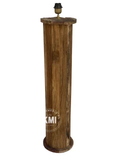 loftowa lampa podłogowa stojąca stare drewno 100 cm