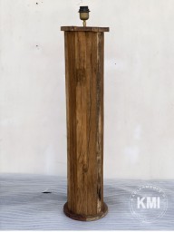 loftowa lampa podłogowa stojąca stare drewno 100 cm