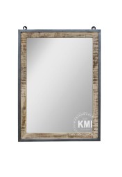 meble industrialne lustro Factory drewno metal