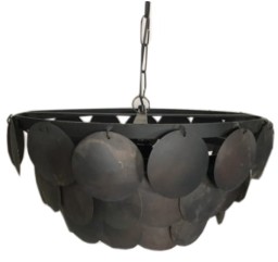 metalowa lampa loftowa postarzana