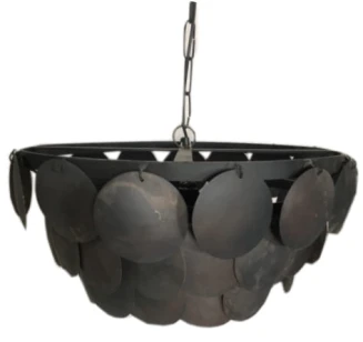 metalowa lampa loftowa postarzana