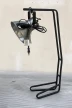 Industrialna lampa stojąca na biurko metalowa