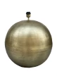 Lampa stojąca kula złota postarzana bez abażura
