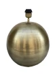 lampa metalowa stojąca kula złota postarzana - baza bez abażura