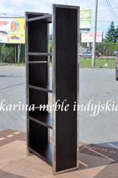 meble kolonialne - biblioteczka LD-547 dark brown