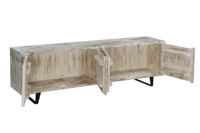 Kolorowa komoda drewniana w stylu orientalnym – front