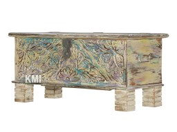 Skrzynia orientalna boho indyjska – malowana drewniana