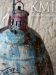 meble z indii | loftowa lampa M-4209 blue vintage style